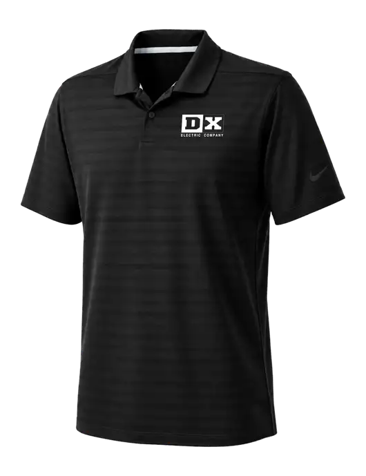 Nike Black Dri-FIT Vapor Jacquard Polo w/DX Logo