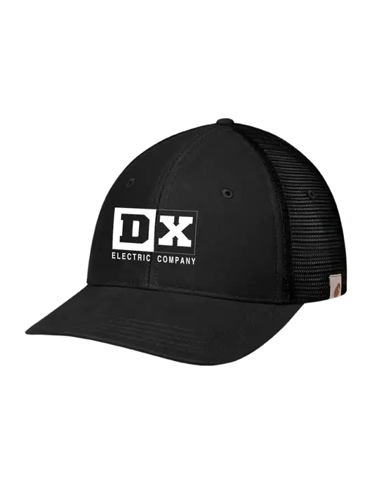 Carhartt Black Canvas Trucker Cap w/DX Logo