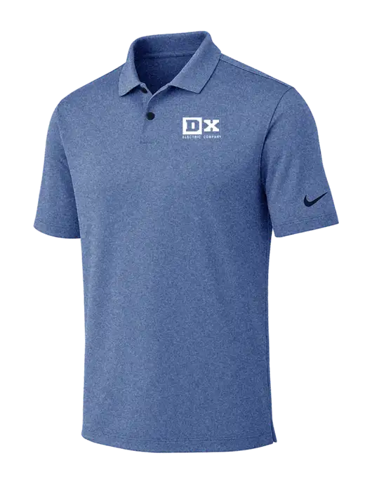 Nike Dark Royal Heather Dri-FIT Vapor Polo w/DX Logo