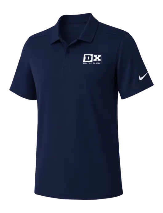 Nike Navy Dry Essential Solid Polo w/DX Logo