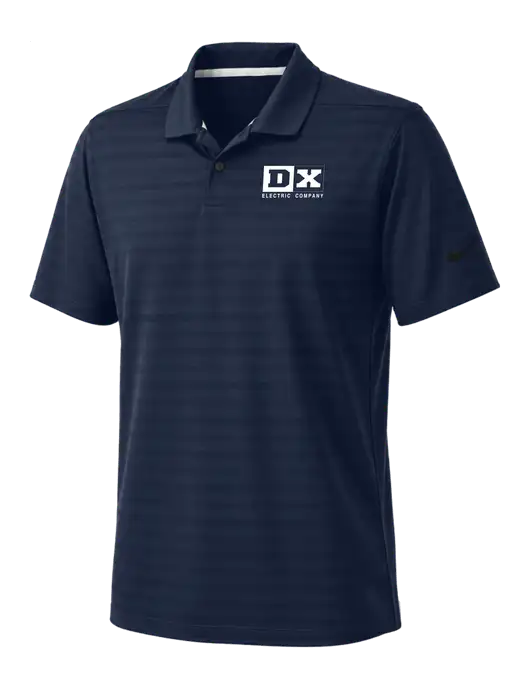 Nike Navy Dri-FIT Vapor Jacquard Polo w/DX Logo