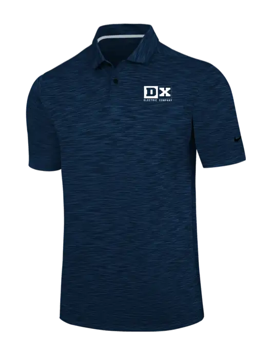 Nike Navy Dri-FIT Vapor Space Dyed Polo w/DX Logo