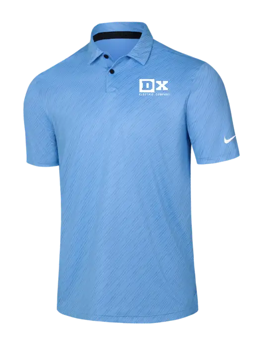 Nike Light Blue Vapor Dash Polo w/DX Logo