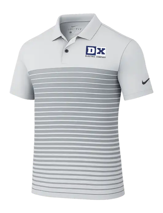 Nike Light Grey Dri-FIT Vapor Block Polo w/DX Logo