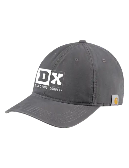Carhartt Dark Grey Cotton Canvas Cap w/DX Logo