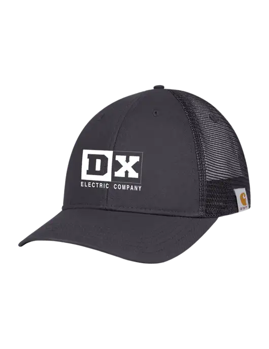 Carhartt Dark Grey Canvas Trucker Cap w/DX Logo
