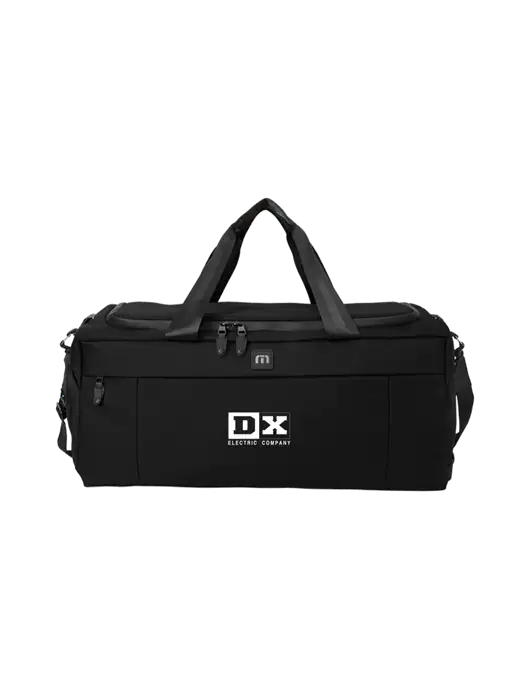 TravisMathew Black Duration Duffel w/DX Logo