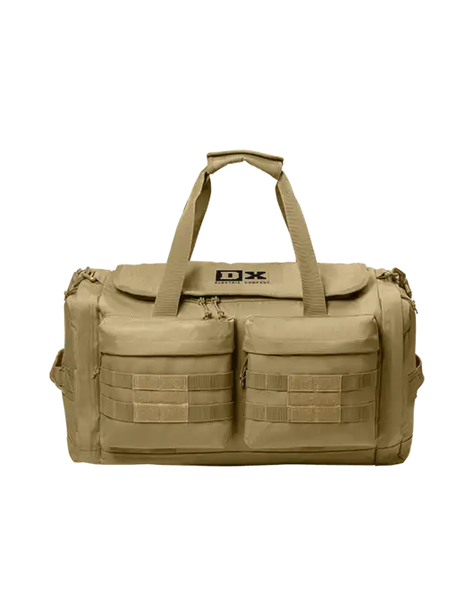 CornerStone Dark Tan Tactical Duffel w/DX Logo