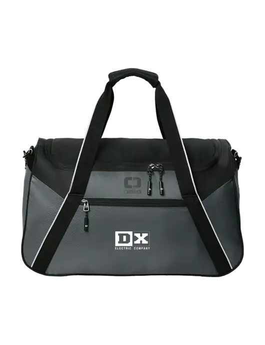OGIO Dark Medium Grey/Black Inception Duffel w/DX Logo