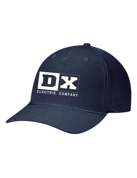 Richardson Laser Perf Performance Dark Navy/Navy-Grey-Blue Rope Cap w/DX Logo