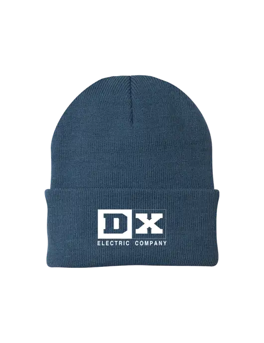 Dark Slate Knit Cap w/DX Logo
