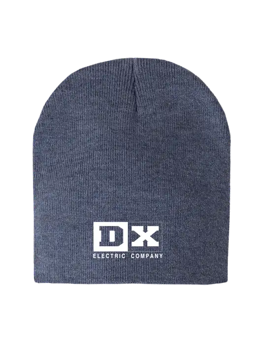 Navy Heather Element Knit Beanie w/DX Logo