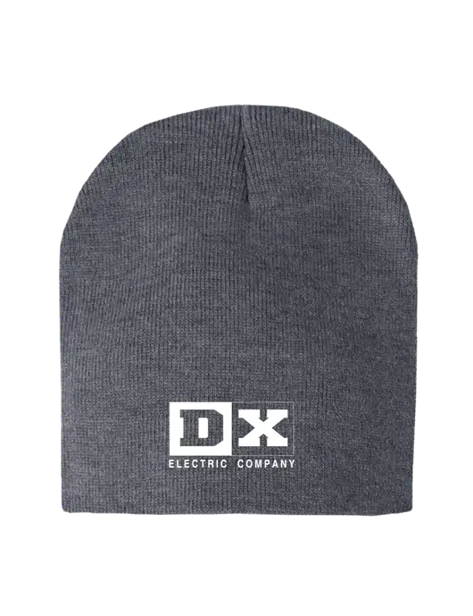 Dark Grey Heather Element Knit Beanie w/DX Logo