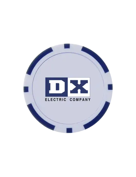 Dark Royal Poker Chip Ball Marker w/DX Logo