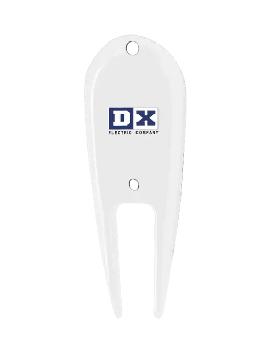 White Divot Tool w/DX Logo