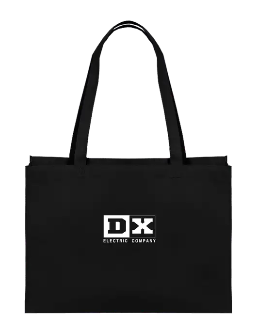 Eco Reusable Black Tote w/DX Logo