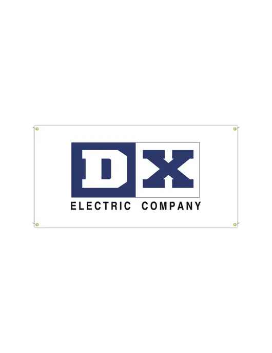 Vinyl Banner 72" x 36"  w/DX Logo