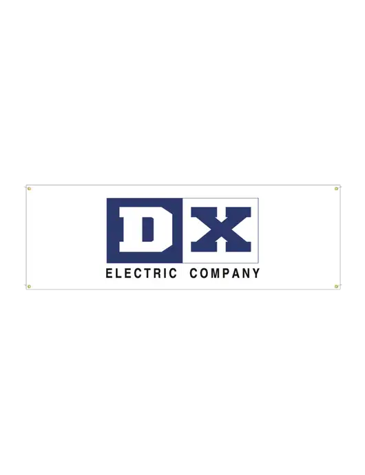 Vinyl Banner 72" x 24"  w/DX Logo