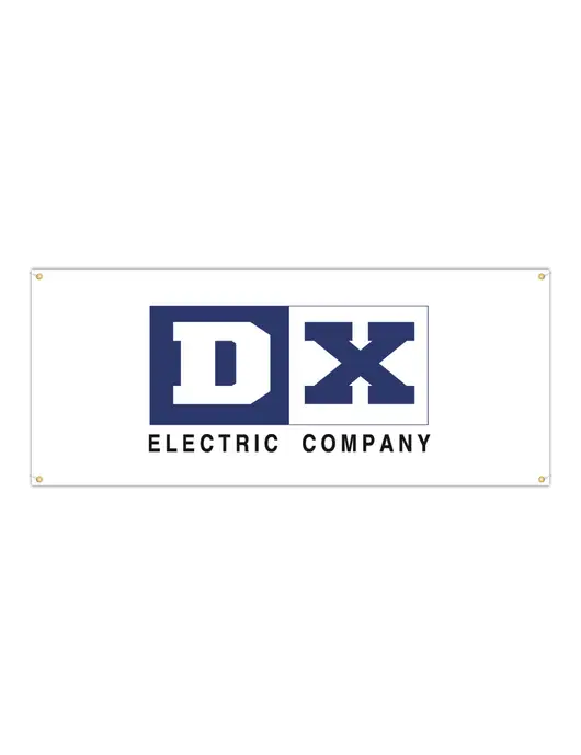 Vinyl Banner 72" x 30" w/DX Logo