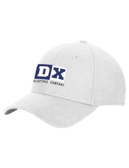 New Era Diamond Era White Stretch Cap w/DX Logo