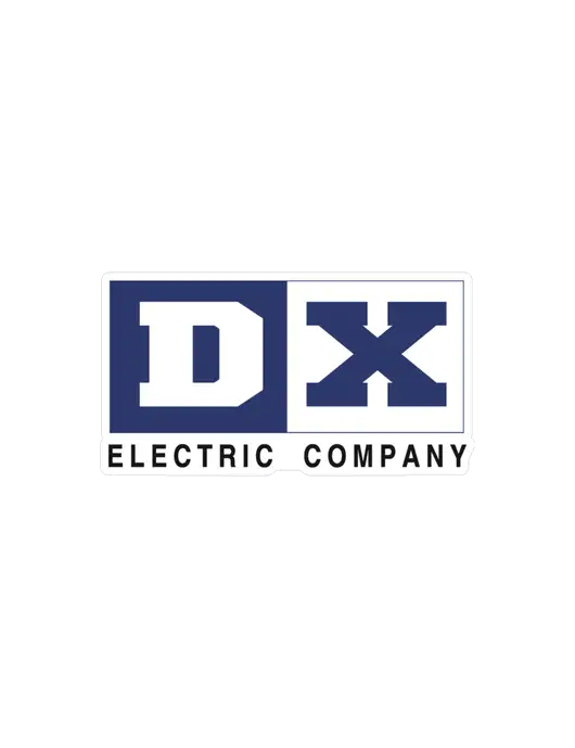 Medium Large Decal (approx 16-22 sq in) w/DX Logo