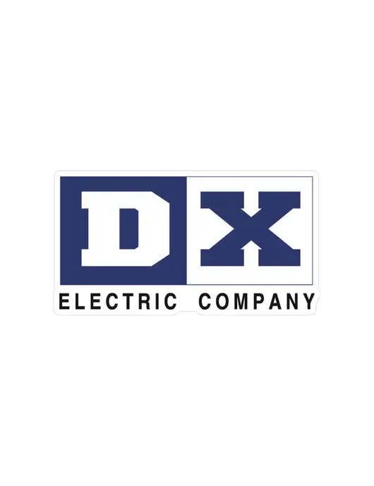DX Electric Large Decal (8.5"w)