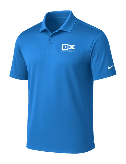 NIKE Light Royal Victory Solid Polo w/DX Logo