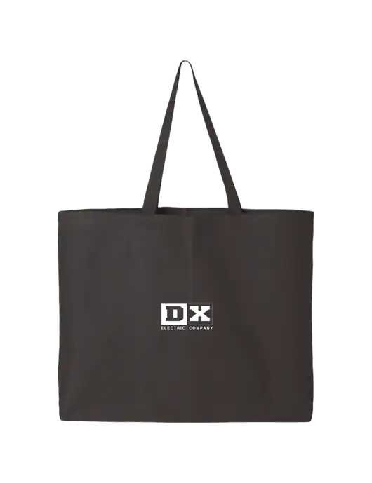 Sturdy Canvas Charcoal Tote w/DX Logo