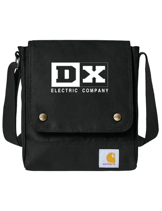 Carhartt Black Crossbody Snap Bag w/DX Logo