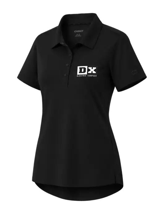OGIO Womens Envision Black Polo w/DX Logo