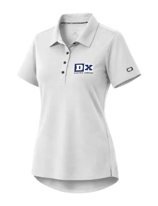 OGIO Womens Envision White Polo w/DX Logo