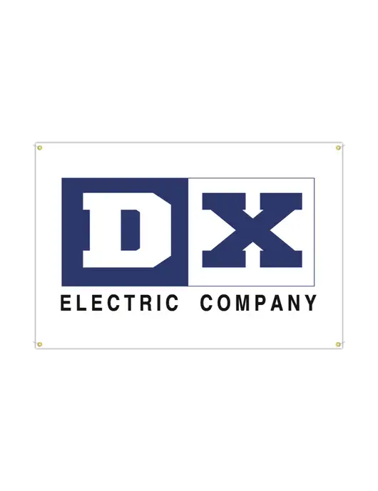 Vinyl Banner 72" x 48" w/DX Logo