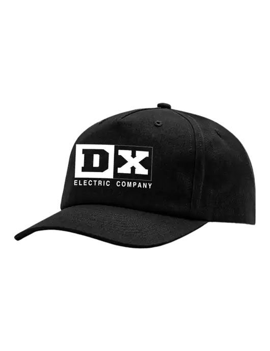 Richardson 5-Panel Black Relaxed Gramps Cap w/DX Logo