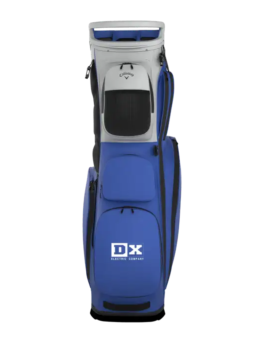 Callaway Fairway 14 Royal/Silver Stand Golf Bag w/DX Logo