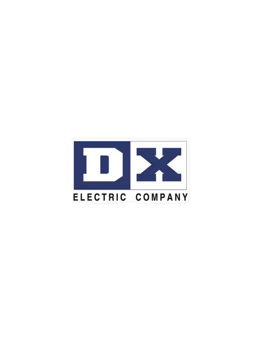 DX Electric Small Decal (4.5"w)